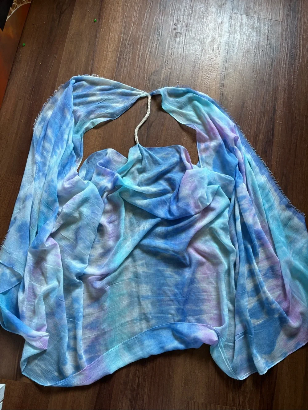 Subtle Luxury Pastel Tie-Dye Swim Coverup